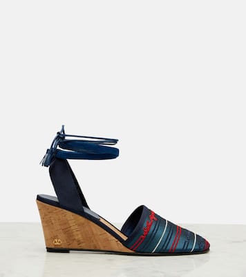 La Cruisette canvas espadrille wedges | Valentino Garavani