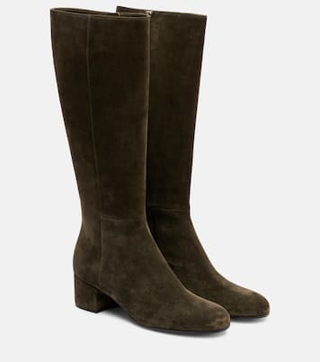Joelle 45 suede knee-high boots | Gianvito Rossi