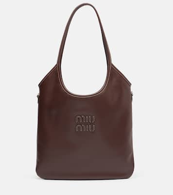 Ivy Medium leather tote bag | Miu Miu