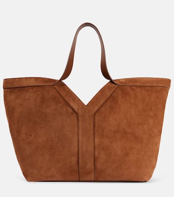 Tote Bag Y aus Veloursleder | Saint Laurent