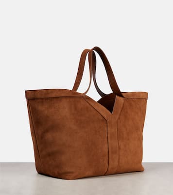 Tote Bag Y aus Veloursleder | Saint Laurent
