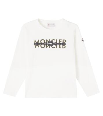 Logo printed cotton T-shirt | Moncler Enfant