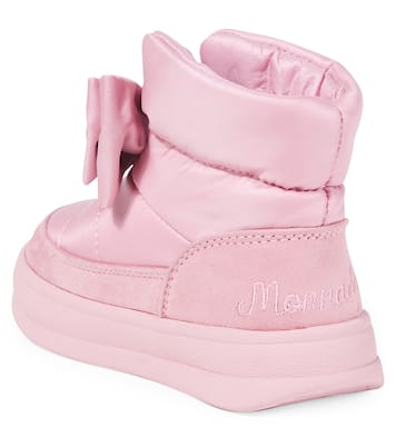 Bow-detail ankle boots | Monnalisa