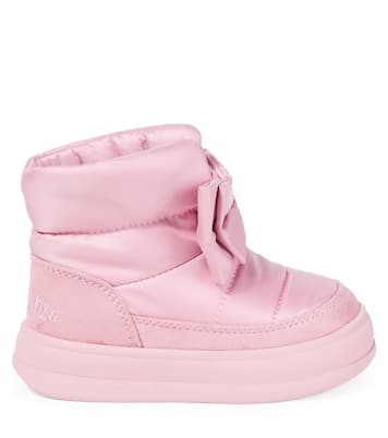 Bow-detail ankle boots | Monnalisa