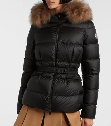 Boed shearling-trimmed down jacket | Moncler