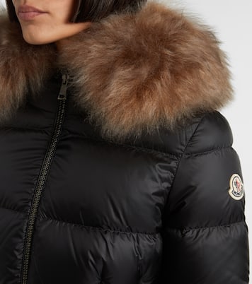 Boed shearling-trimmed down jacket | Moncler