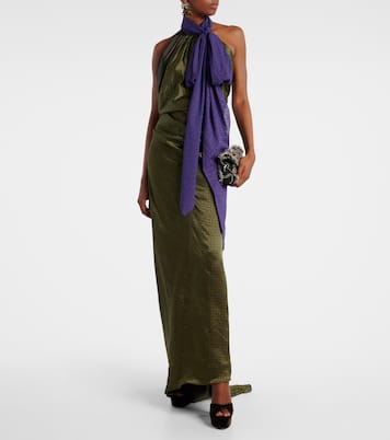 Divine 130 velvet platform sandals | Aquazzura