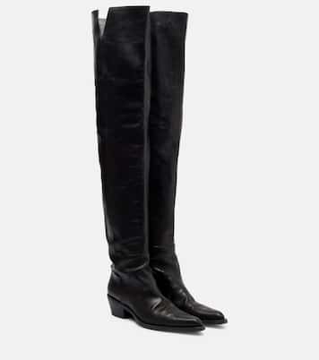 Clive 35 leather over-the-knee boots | Khaite