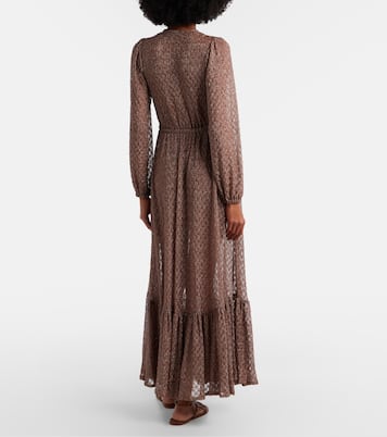 Open-knit lamé maxi dress | Missoni