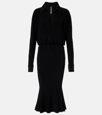 Flared midi dress | Norma Kamali