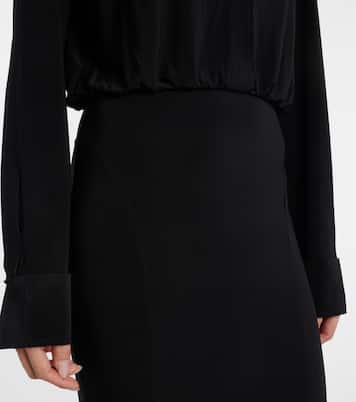 Flared midi dress | Norma Kamali