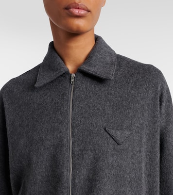 Wool and cashmere blouson jacket | Prada