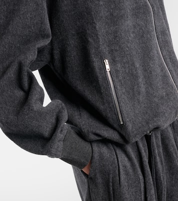 Wool and cashmere blouson jacket | Prada