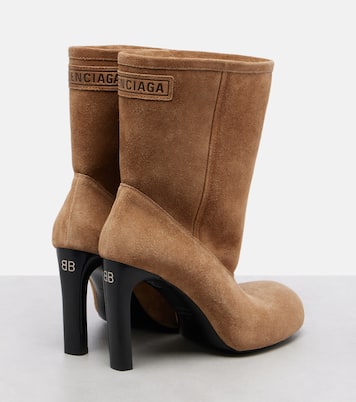 Stivaletti Fargo 80 in suede | Balenciaga