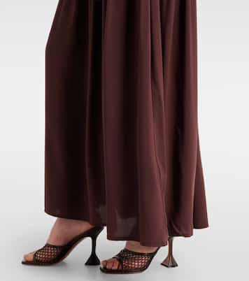 Abito lungo Tali in lino con scollo all’americana | Faithfull