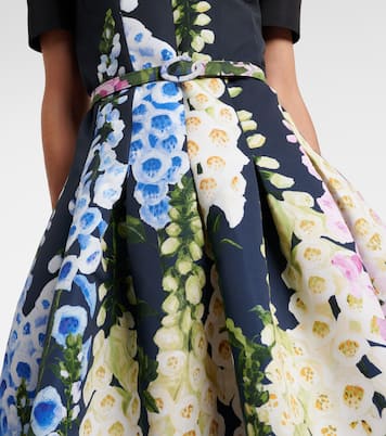 Bedrucktes Midikleid | Oscar de la Renta
