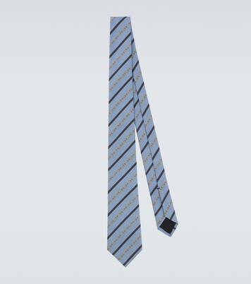Krawatte Horsebit aus Seiden-Jacquard | Gucci