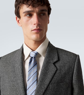 Krawatte Horsebit aus Seiden-Jacquard | Gucci