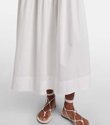 Marianne ruffled cotton poplin midi dress | Dôen