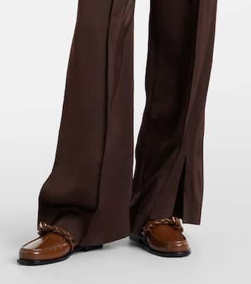 Tangle leather loafers | Jil Sander