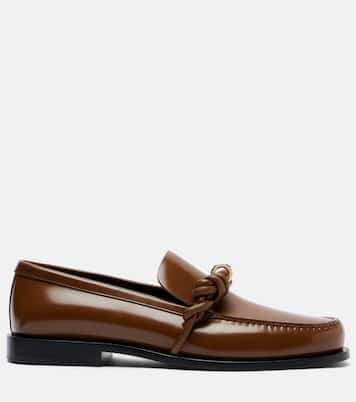 Tangle leather loafers | Jil Sander