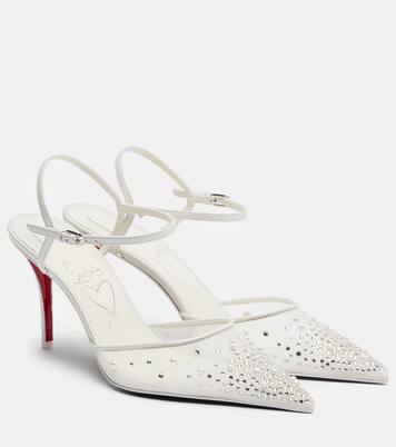 Miss Z embellished slingback pumps | Christian Louboutin