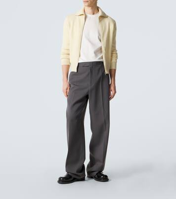 Wool-blend zip-up sweater | Jil Sander
