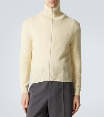 Wool-blend zip-up sweater | Jil Sander