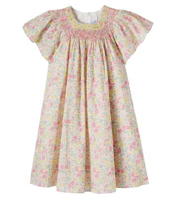 Floral smocked cotton dress | Tartine et Chocolat