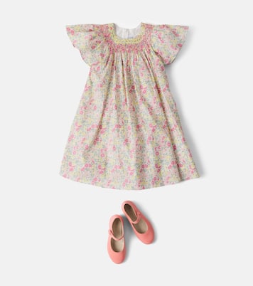Floral smocked cotton dress | Tartine et Chocolat