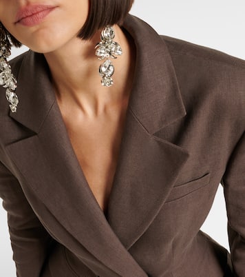 Peplum linen blazer | Magda Butrym