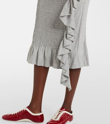 Midirock aus Baumwoll-Jersey | Dries Van Noten