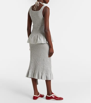 Midirock aus Baumwoll-Jersey | Dries Van Noten