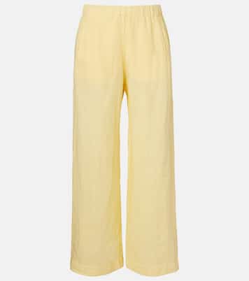 Pantalon ample Lola en lin | Velvet