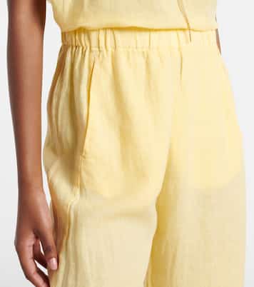 Pantalon ample Lola en lin | Velvet