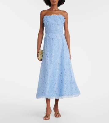 Robe de cocktail Anessa à broderie | Costarellos