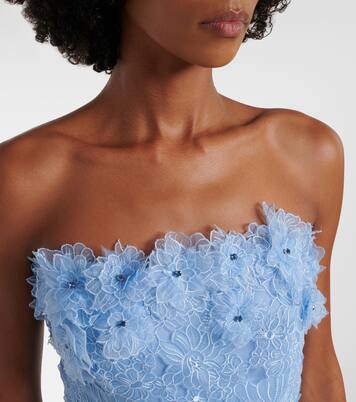 Robe de cocktail Anessa à broderie | Costarellos