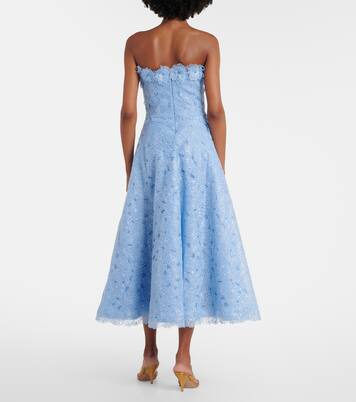 Robe de cocktail Anessa à broderie | Costarellos