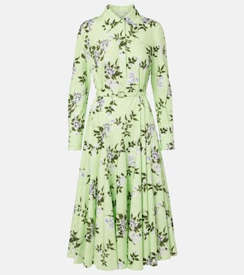 Abito midi Marione in cotone floreale | Emilia Wickstead
