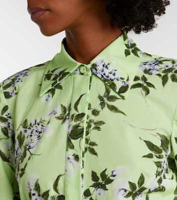 Abito midi Marione in cotone floreale | Emilia Wickstead