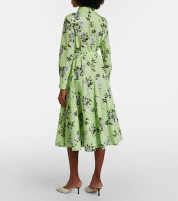 Abito midi Marione in cotone floreale | Emilia Wickstead