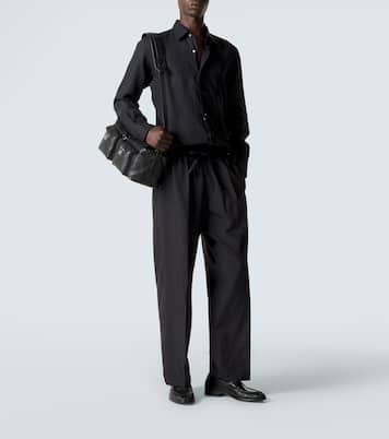 Leather penny loafers | Magnanni