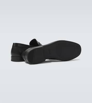 Leather penny loafers | Magnanni