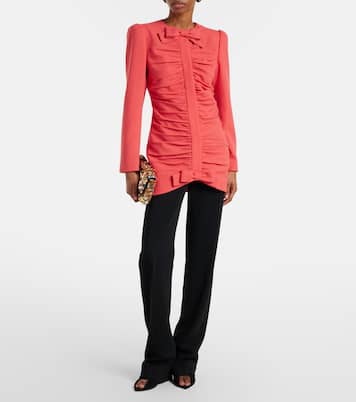 Crêpe straight pants | Valentino