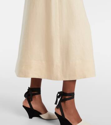 Abito midi Pamela in lino | Posse