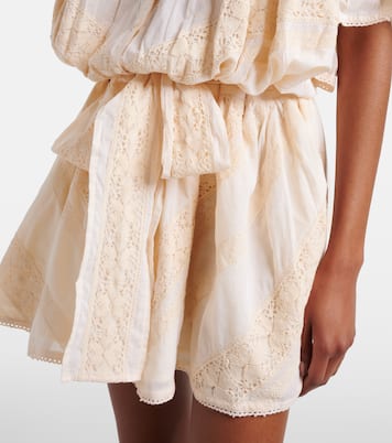 Abito chemisier in cotone con ricamo | Juliet Dunn
