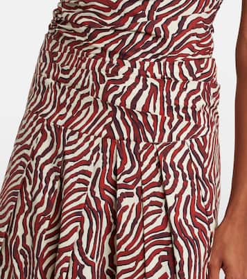 White Label Nessa printed cotton-blend maxi skirt | Proenza Schouler
