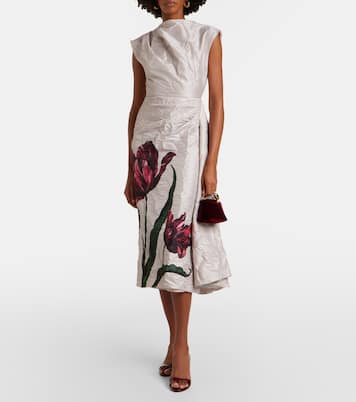 Bloom Micro天鹅绒手提包 | Erdem
