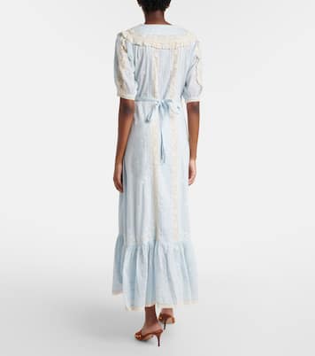 Robe Edina en coton à broderie | Rixo