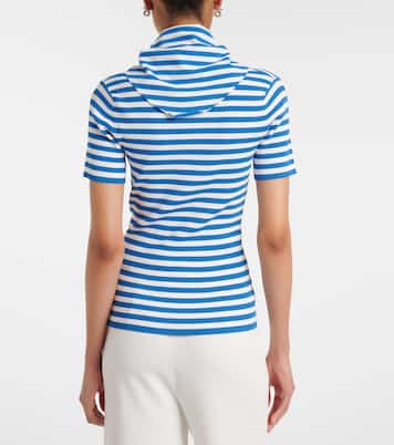Striped scarf-detail knitted top | Max Mara